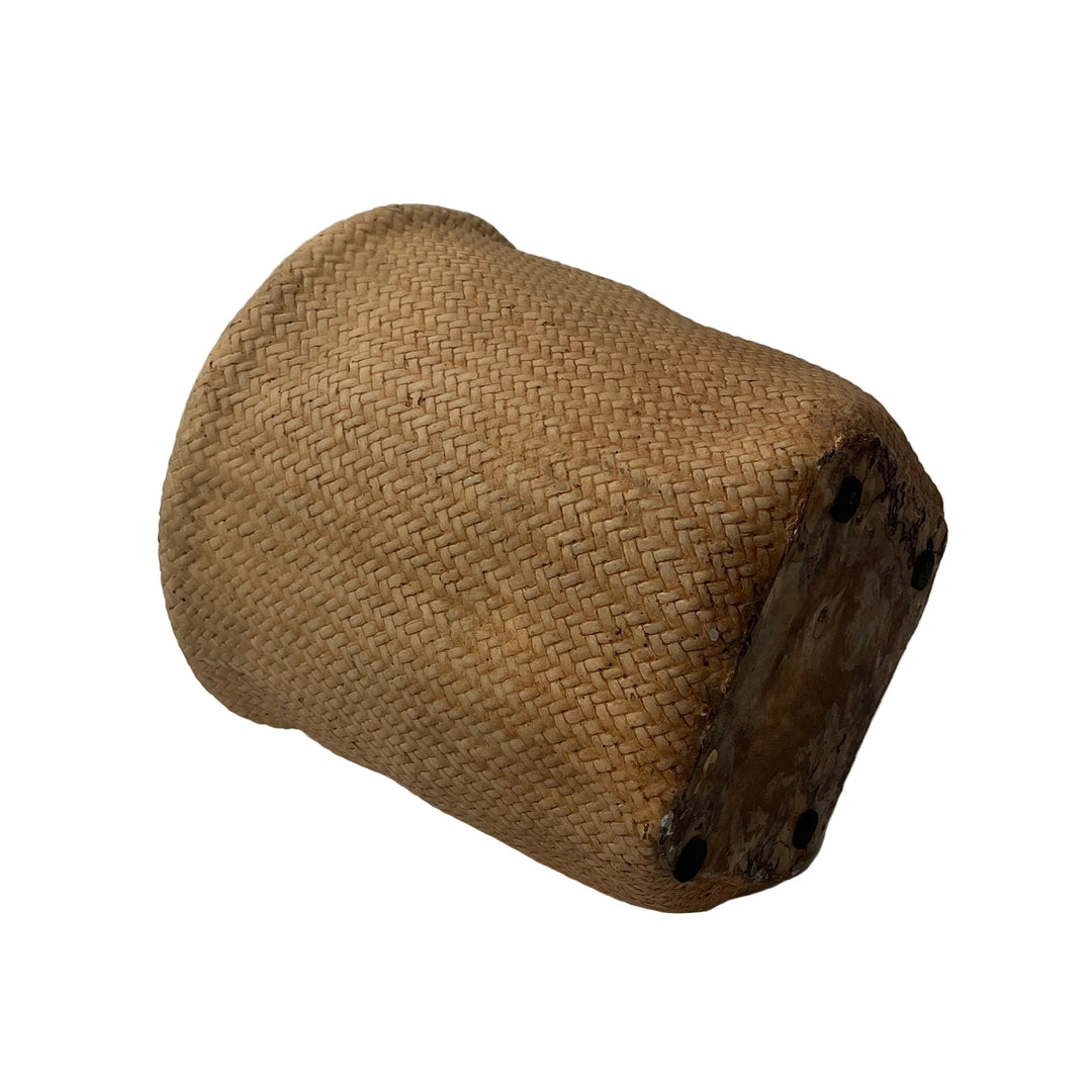 Rattan Design Roll Top Pot Planter