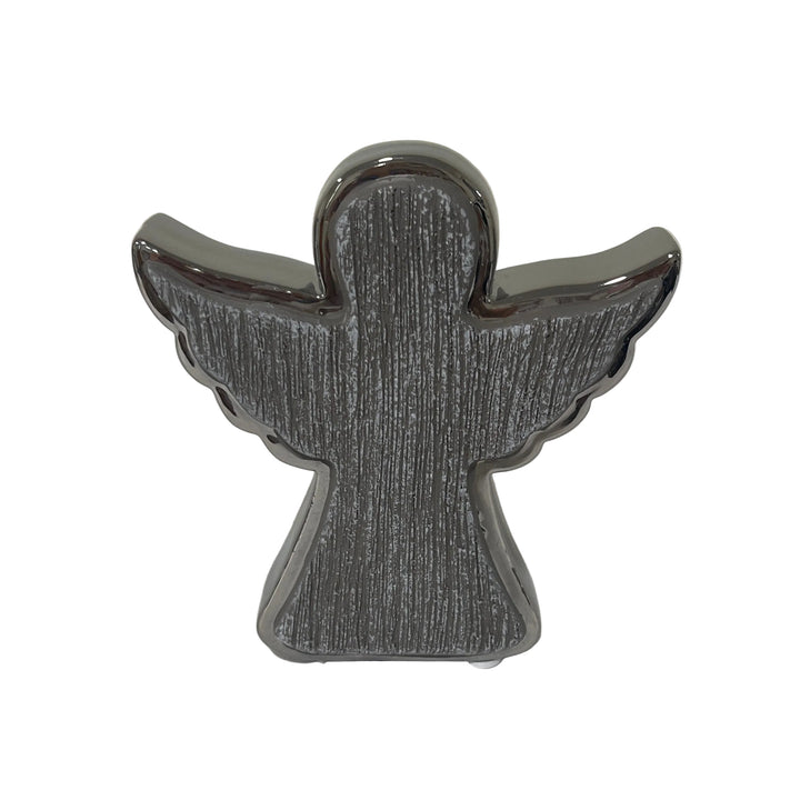 Extra Small Outlined Angel Silver