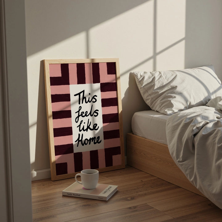 This Feels Like Home Hand Painted Print