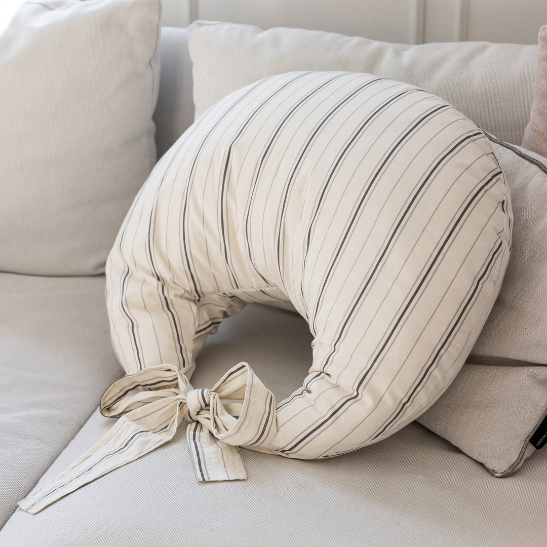 Nursing Pillow Cream Stripe