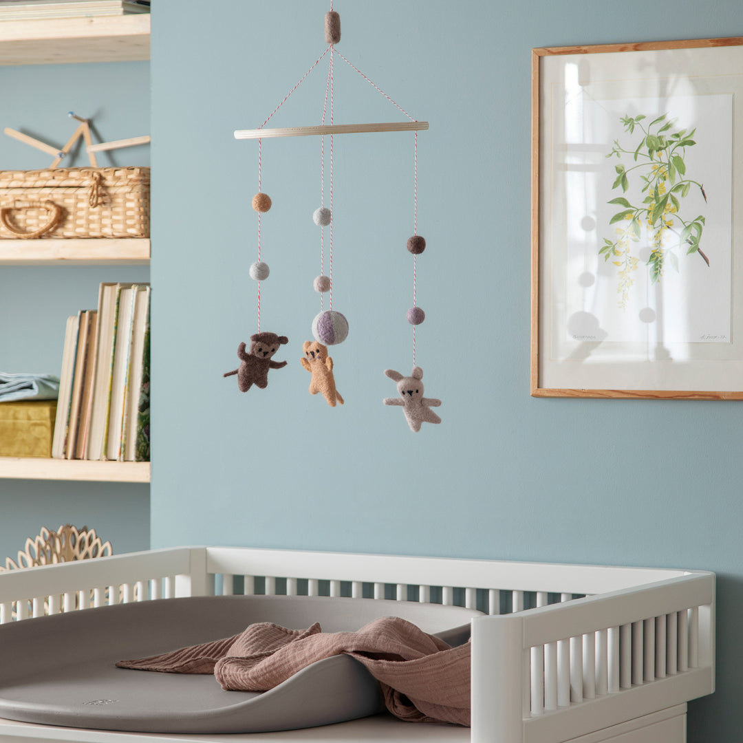 PUSLE PUR pusleunderlag, Jetty Beige fra Sebra