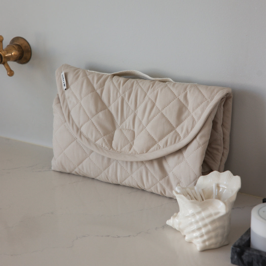Matelas à langer PUSLE PUR, Jetty Beige par Sebra