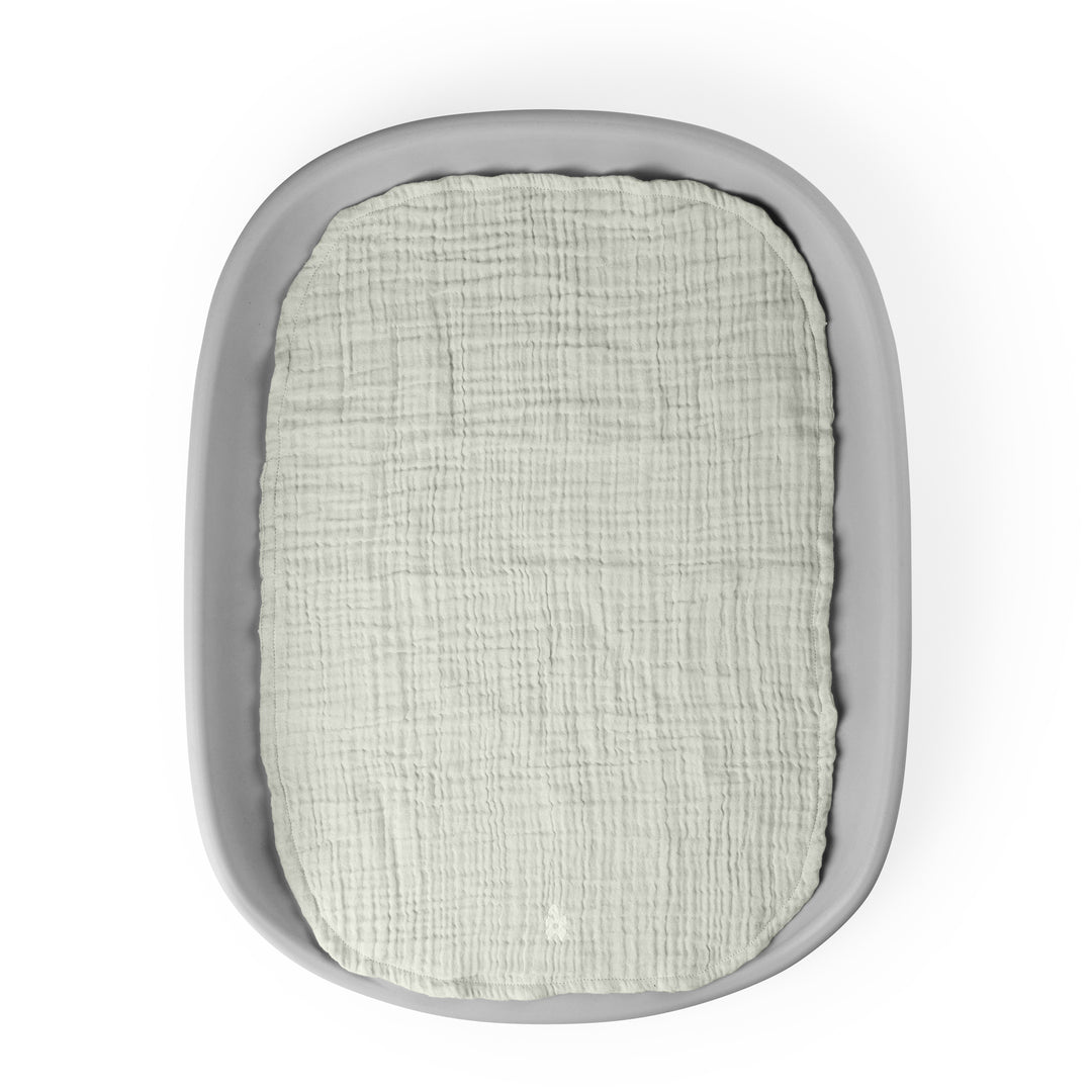 Nursing Towel, 2-pack, Muslin, Green