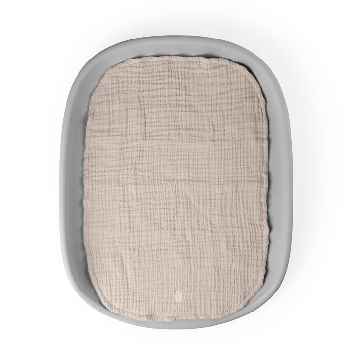 Nursing Towel, 2-pack, Muslin, Beige