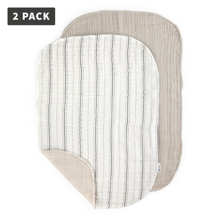 Nursing Towel, 2-pack, Muslin, Stripe