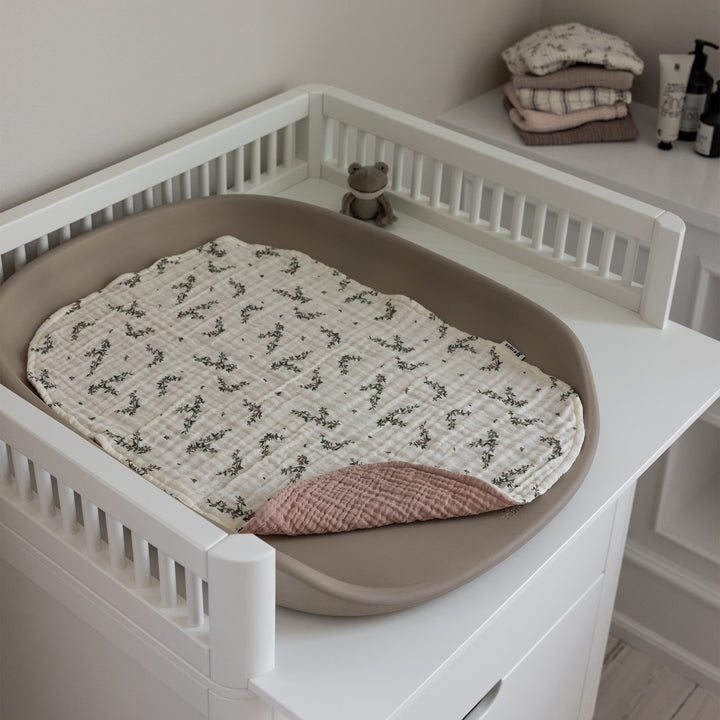 Nursing Towel, 2-pack, Muslin, Powder Blossom