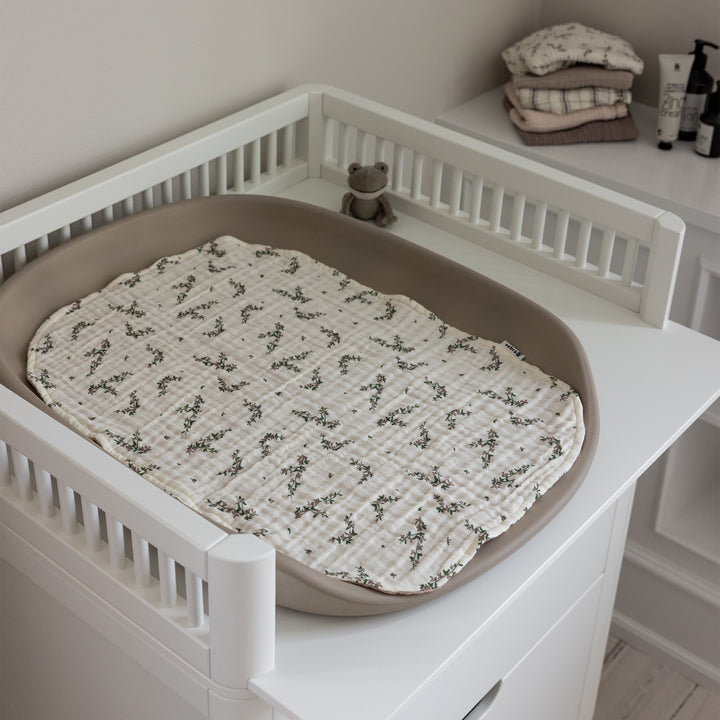 Nursing Towel, 2-pack, Muslin, Powder Blossom