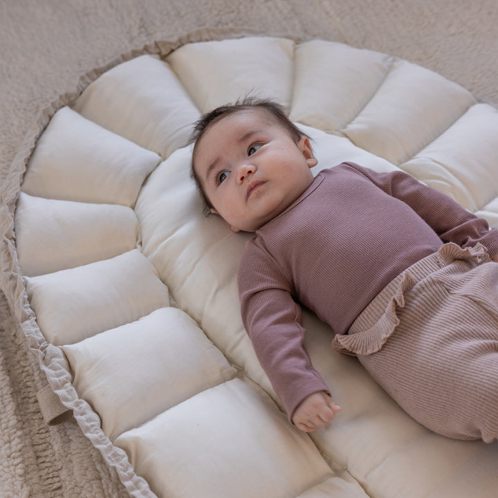 Sebra 3-in-1 Baby Nest & Hood in Morning Beige Melange