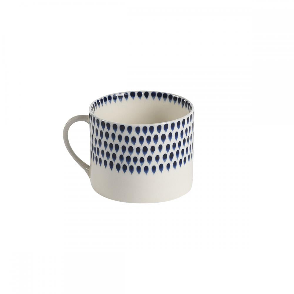 Indigo Drop Mug Large Set of 2