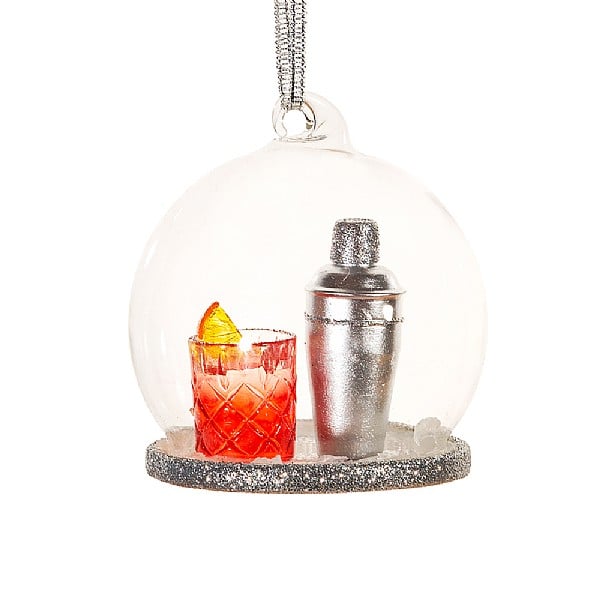 Negroni Cocktail Dome Christmas tree Bauble