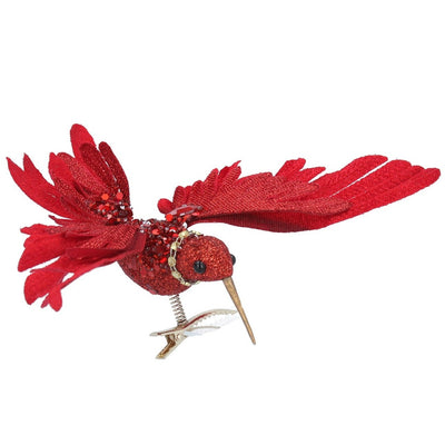 Décoration d'arbre colibri ornée de bijoux