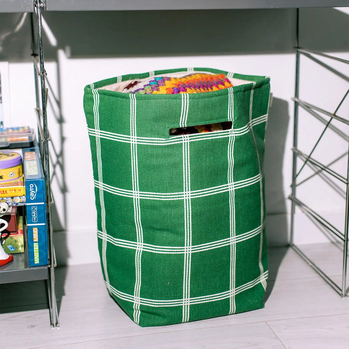 Nobodinoz Vibes Large Storage Basket in Green