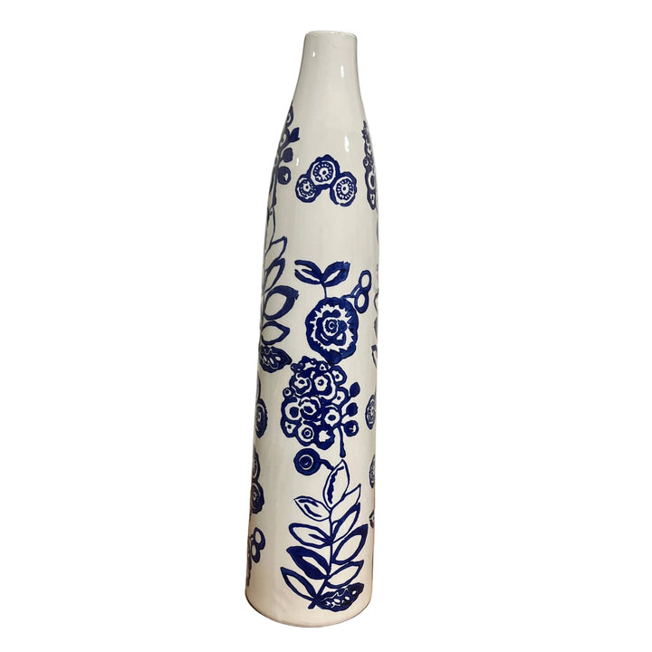 Large Thin Floral Vase