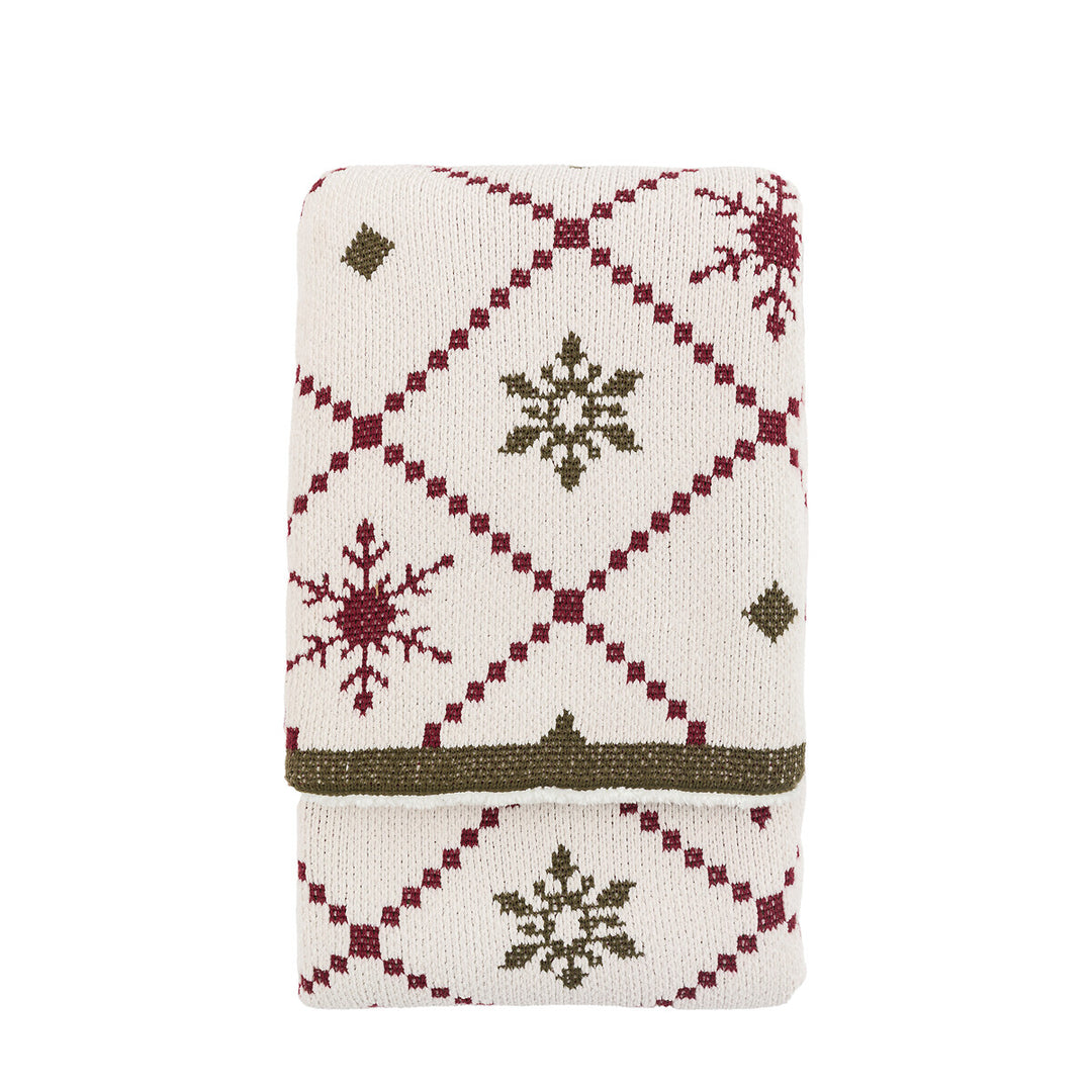 Heritage Fairisle Chenille Knit Throw