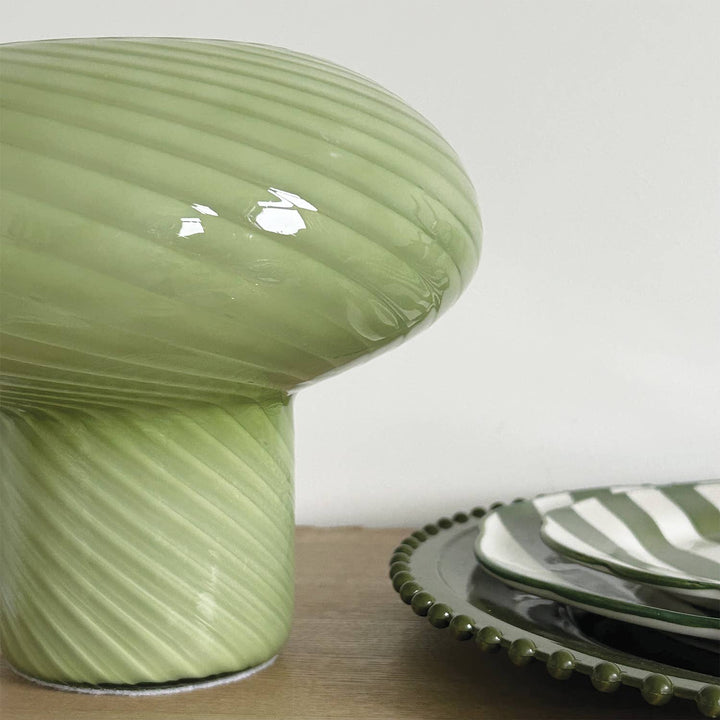 Set of 4 Green Trattoria Dessert Plates