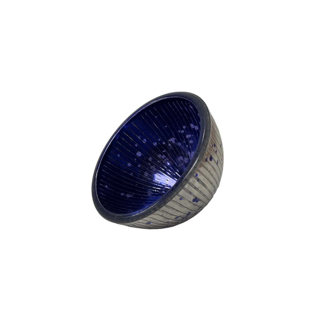 Small Floating Glass Tea Light Blue