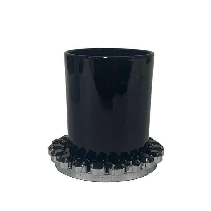 Black Coaster Tea Light Holder