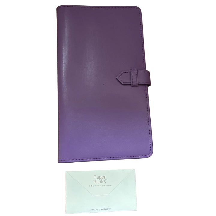 Lilac Leather Travel Wallet