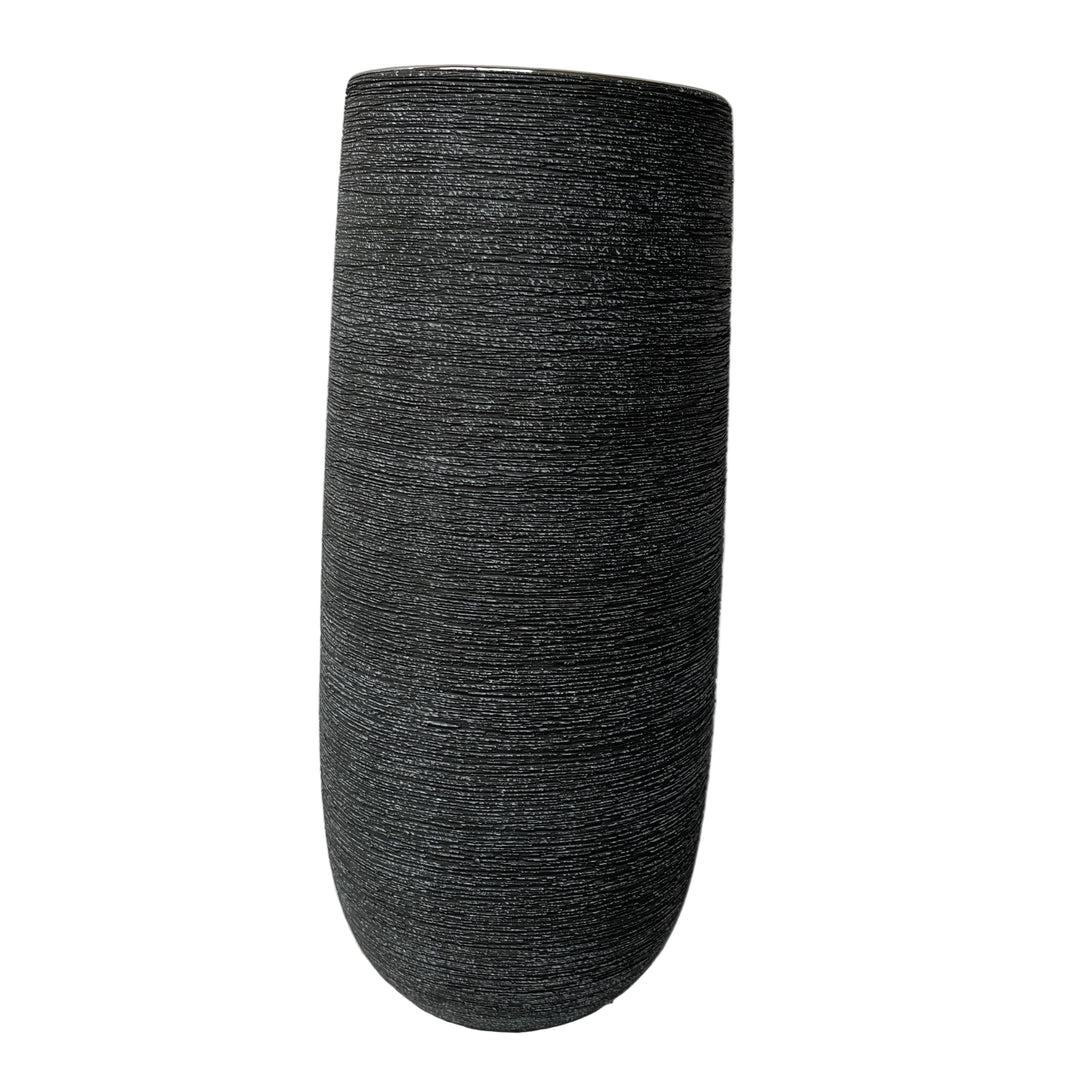 Large Slim Vase Charcoal