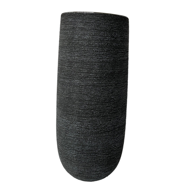 Large Slim Vase Charcoal