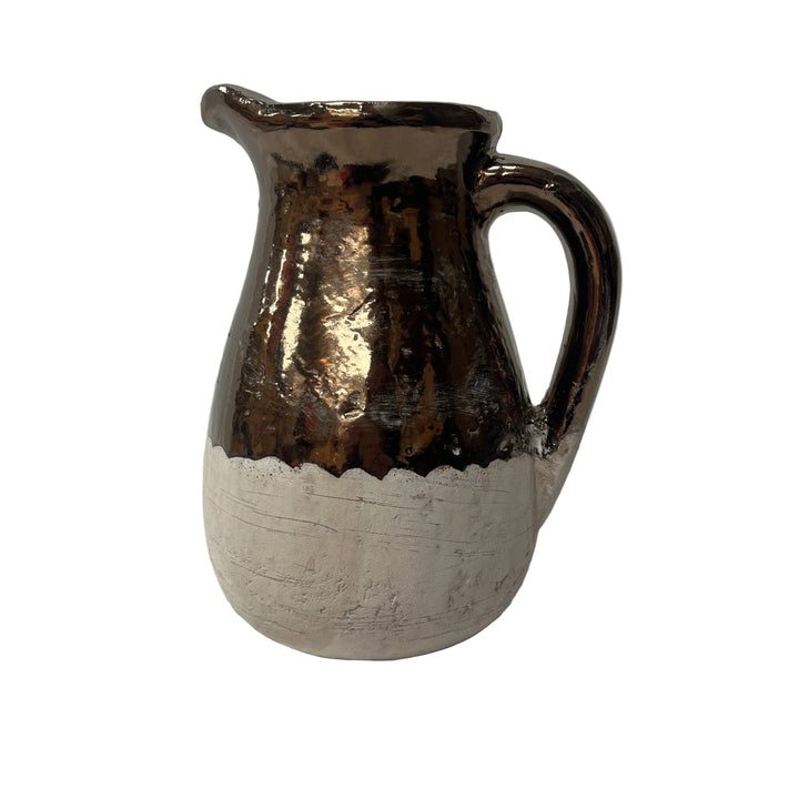 Medium Pitcher Rustic Bronze