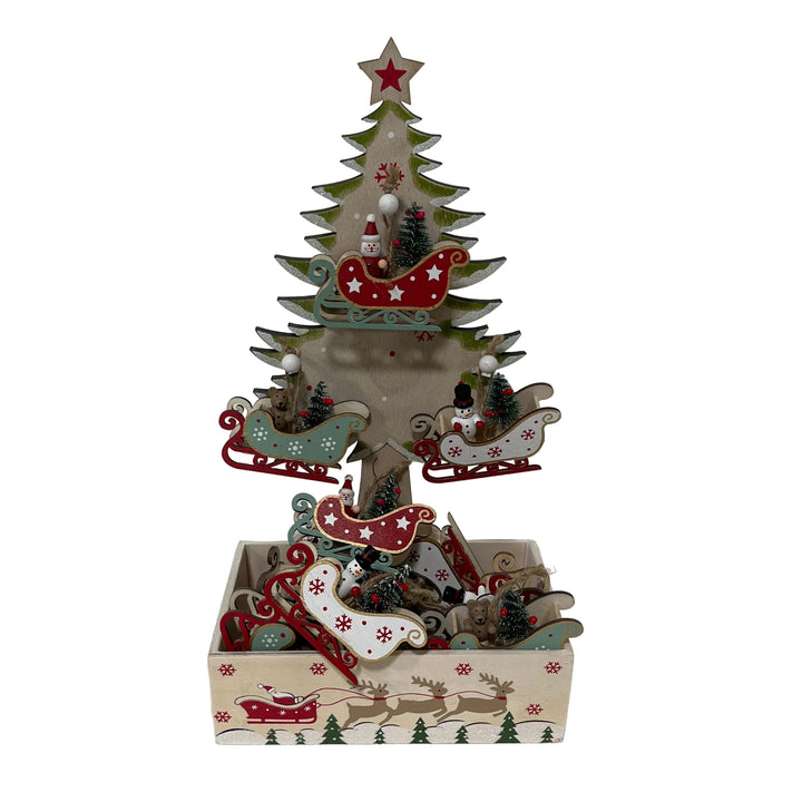 Tree Display & 12 Sledge Hangers