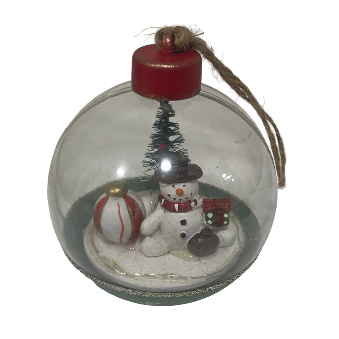 Snowman in Bauble LED