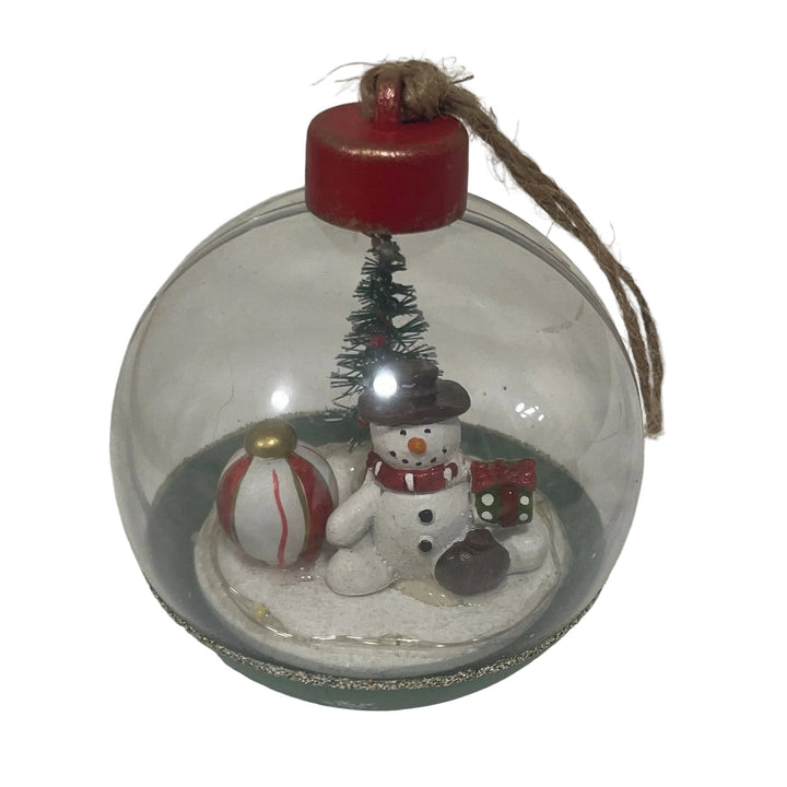 Snowman in Bauble LED