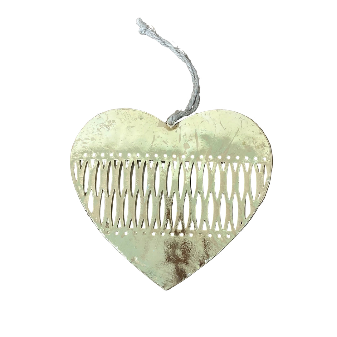 Large Cut Out Heart Hanger Gold Outlet