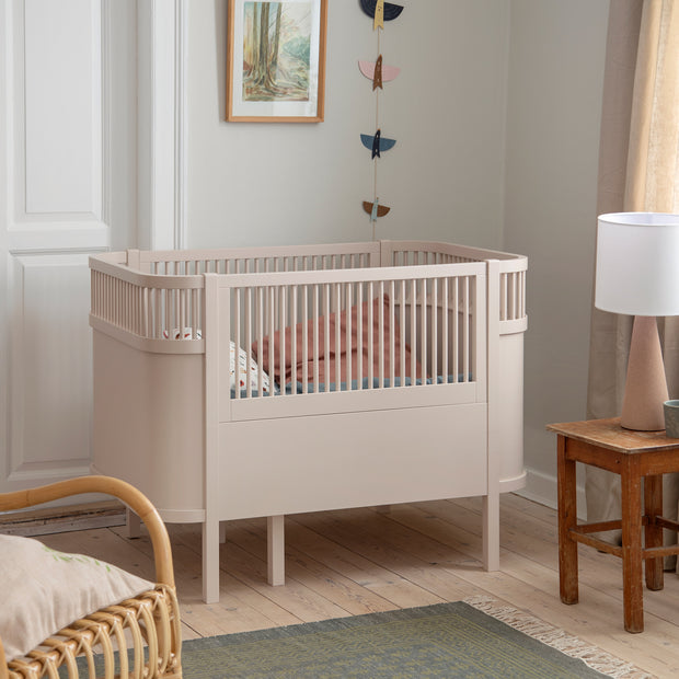 Birchbark Rose Baby & Junior Cot Bed by Sebra