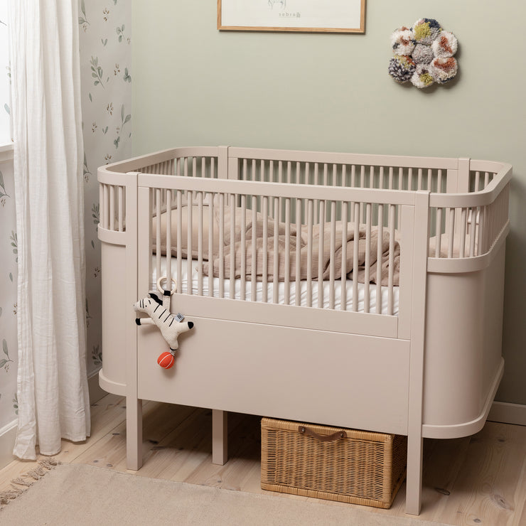 Birchbark Rose Baby & Junior Cot Bed by Sebra