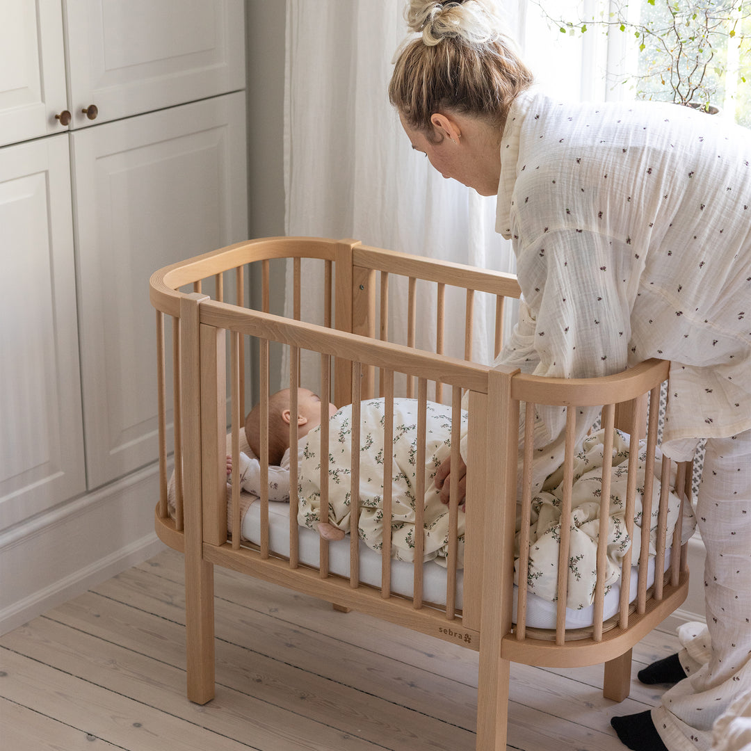 Bedside Crib Wooden Edition by Sebra
