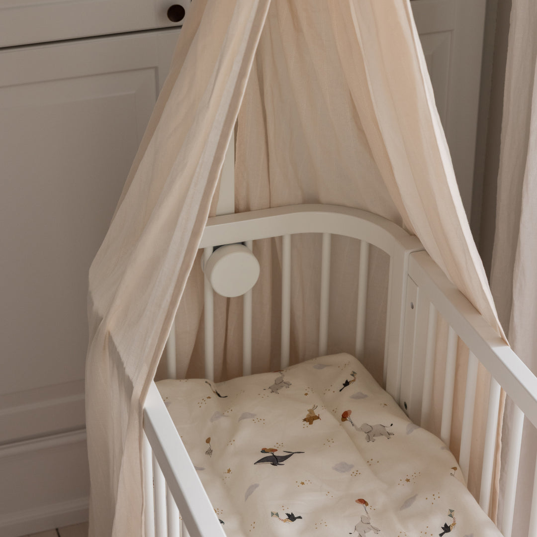 Bedside Crib in Classic White by Sebra