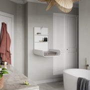 White Wall Mount Changing Table By Sebra PRE-ORDER