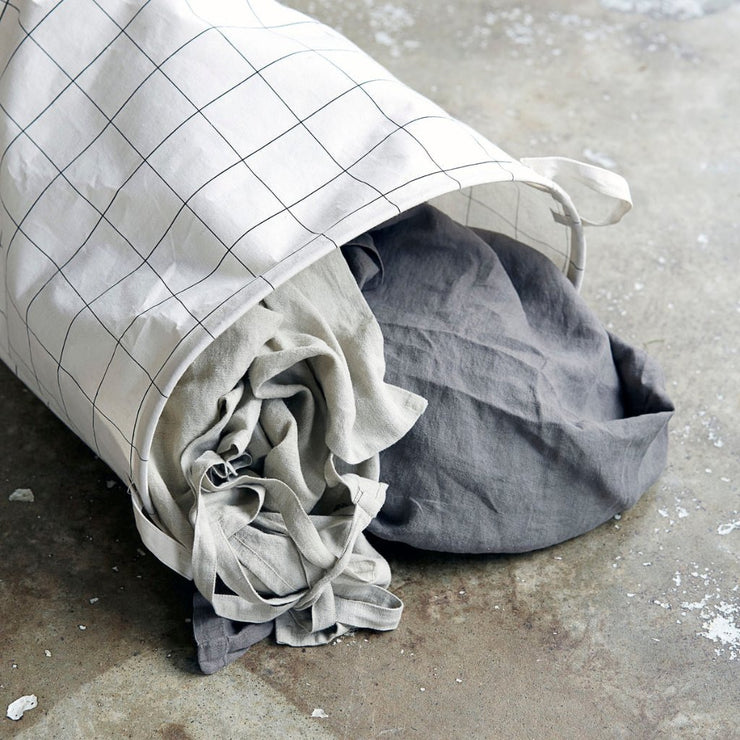 Black and White Squares Laundry bag