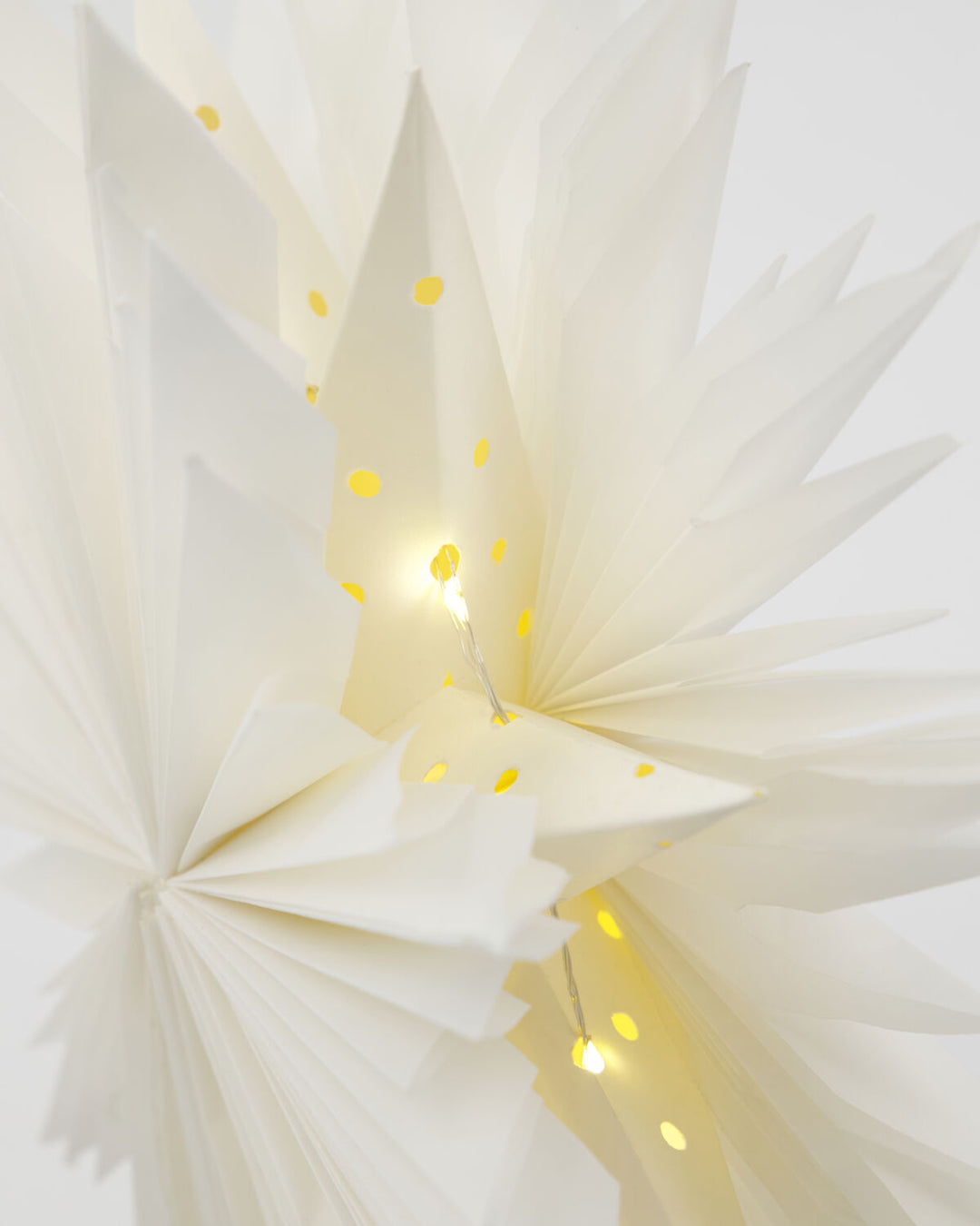 LED Paper Star Tree Topper