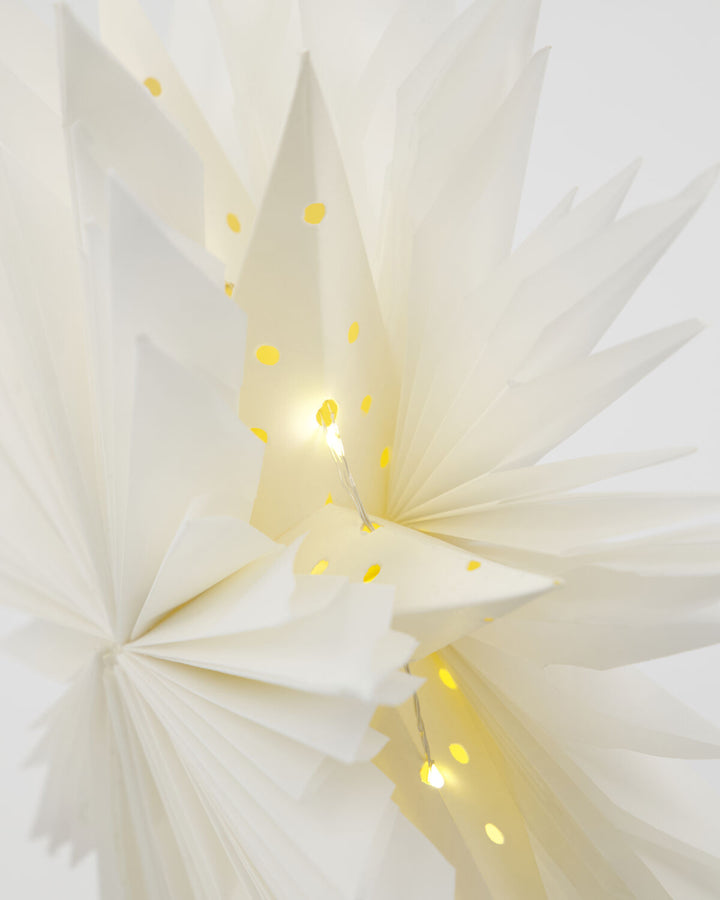 LED Paper Star Tree Topper