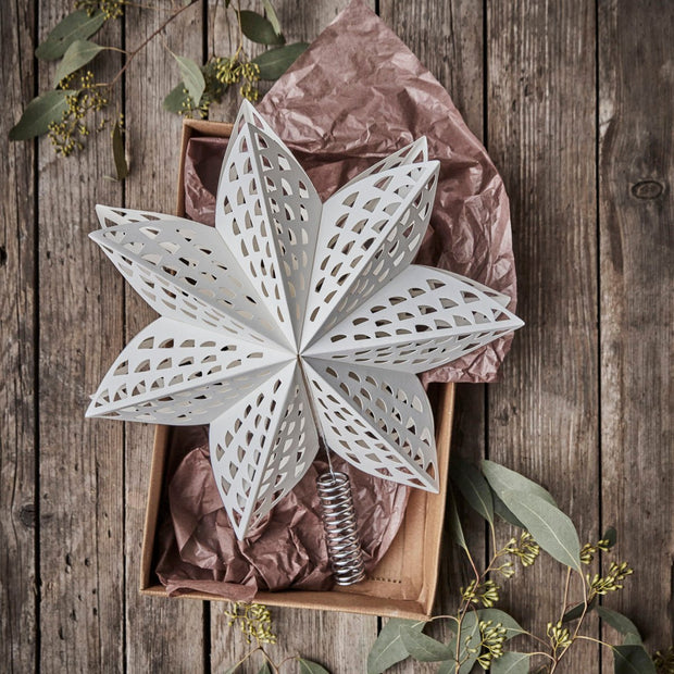 White Star Tree Topper