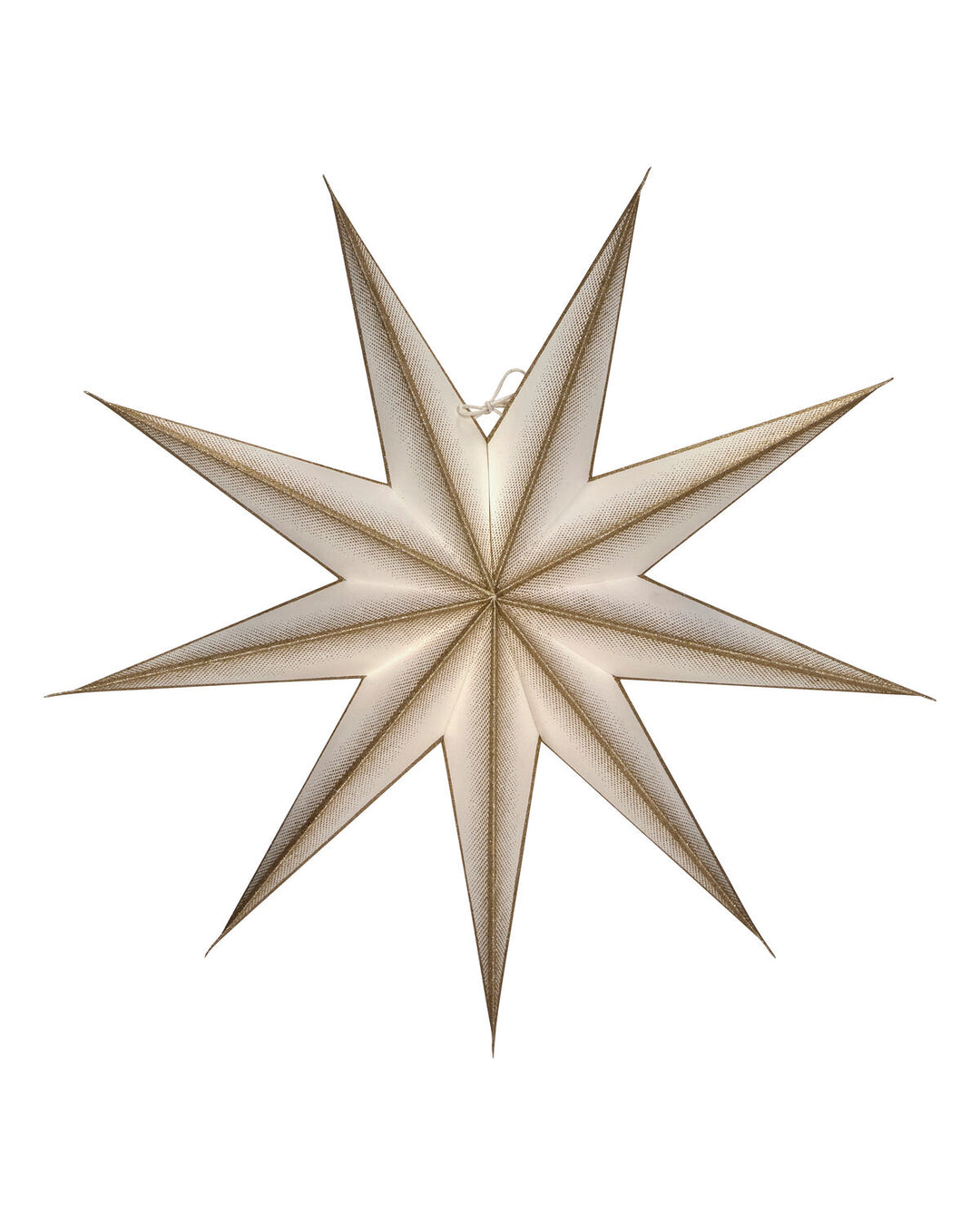 Large Paper Star Christmas Decoration Off-white