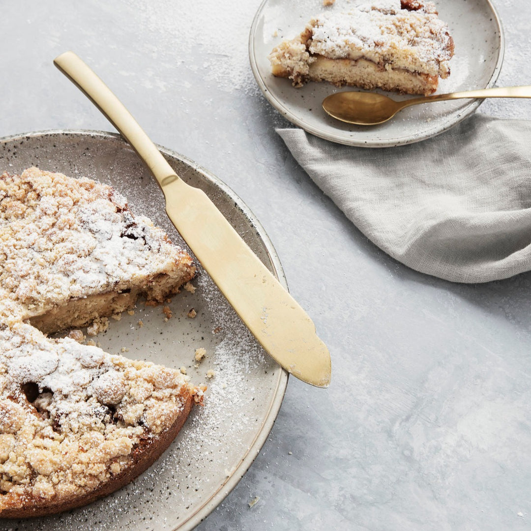 Gold Cake Knife & Server Set