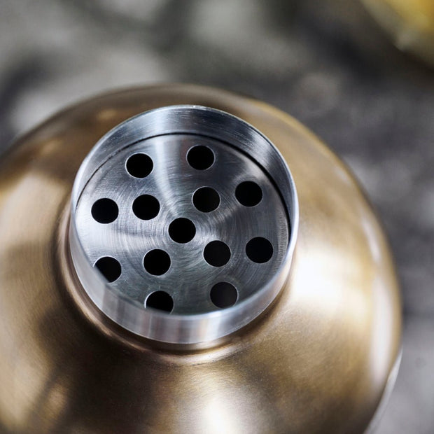 Antique Brass Cocktail Shaker