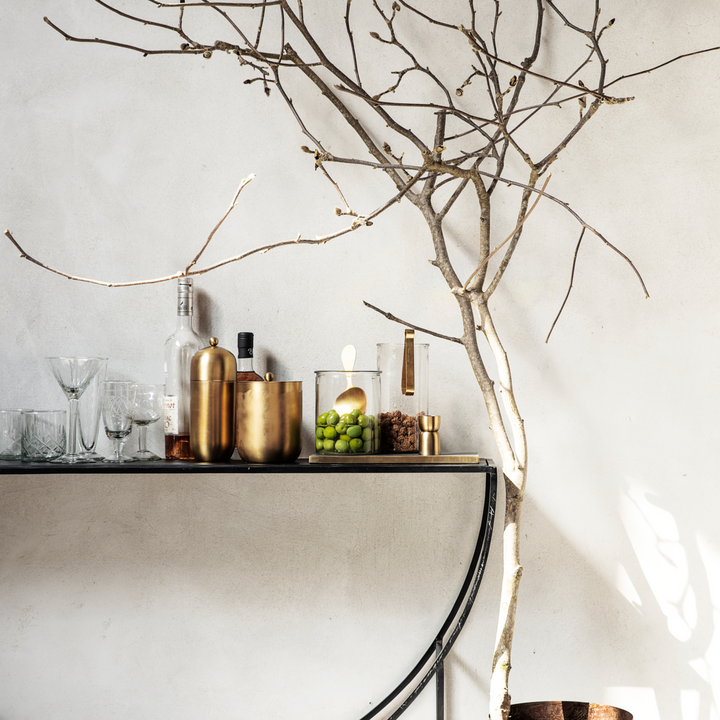 Brass Finish Ice/Wine Bucket