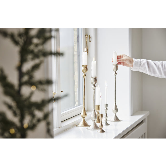 Ingrid Candlestick Silver Large