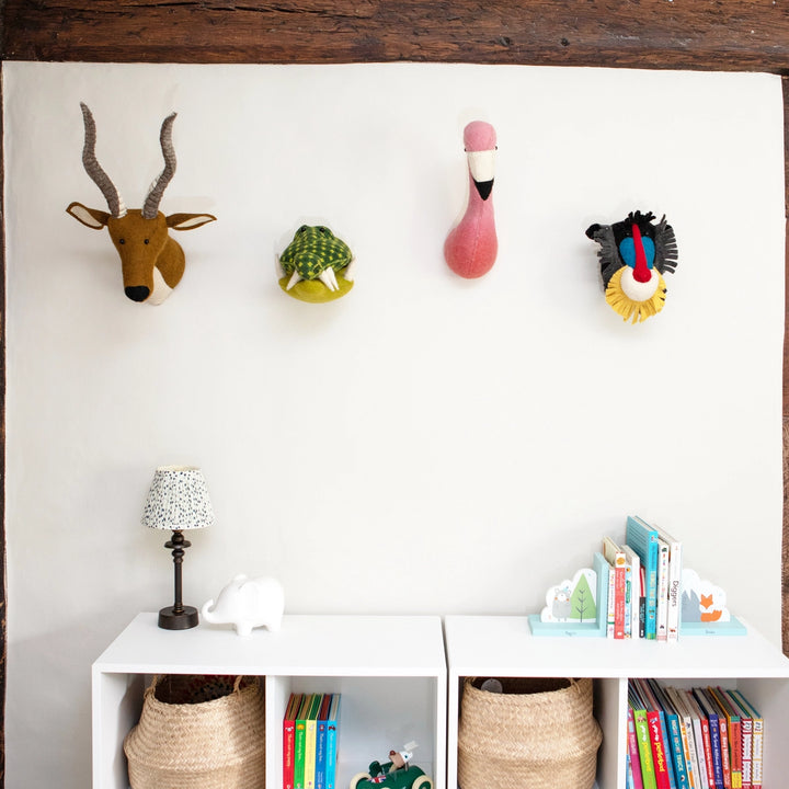 Mini Dip-Dyed Flamingo Head