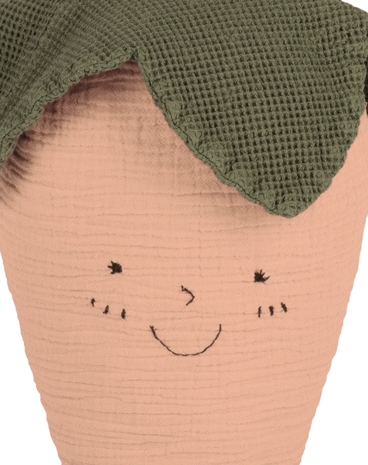 Wabi-Sabi Strawberry Cushion in Powder Pink