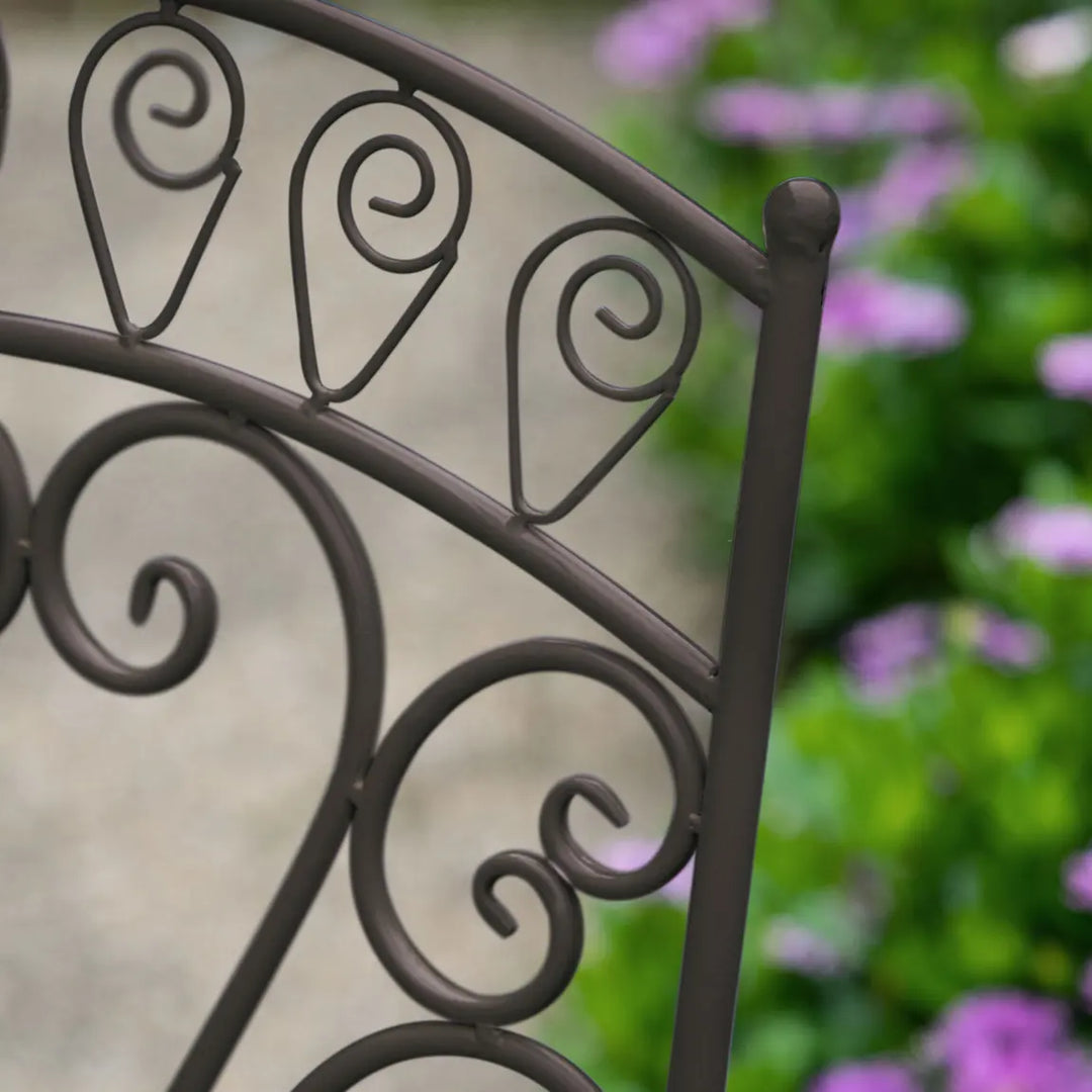 Ensemble table et chaises bistro Amera - Blanc