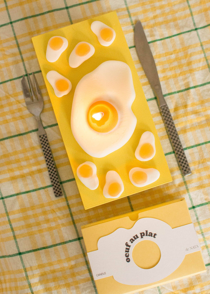 Nata Oeuf au Plat/Fried Egg Soy Wax Candle