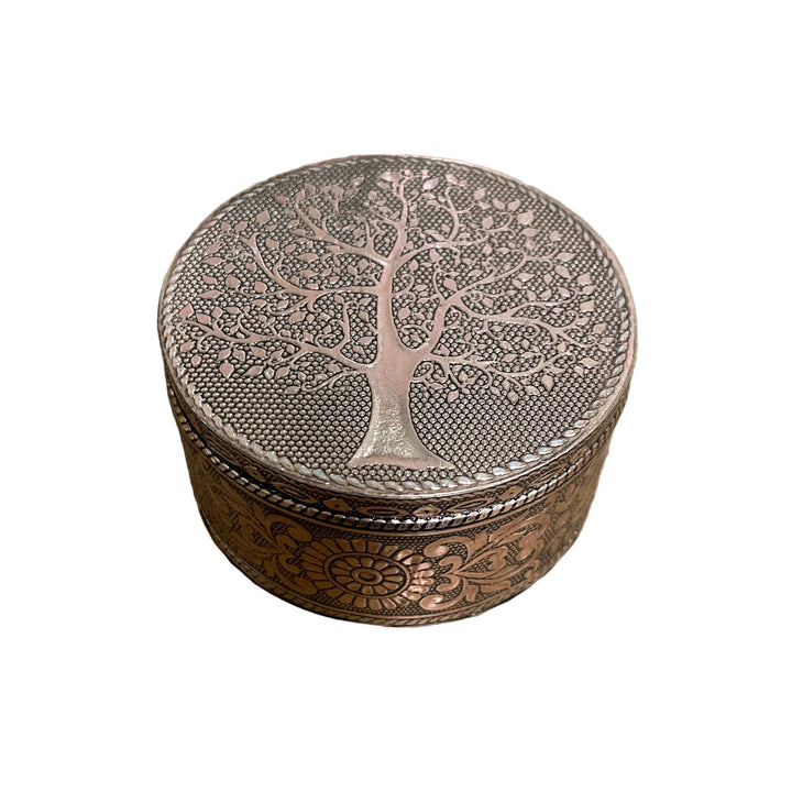 Tree of Life Copper Trinket Box