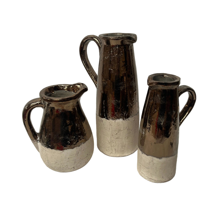 Medium Pitcher Rustic Bronze