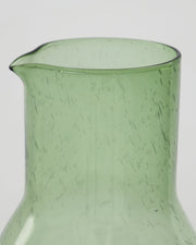 Glass Bubble Jug in Green  PRE ORDER